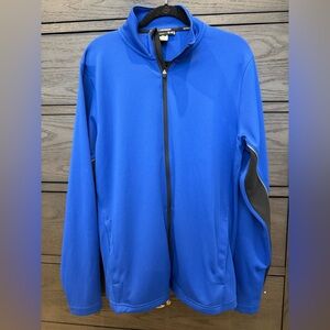 Under Armour Royal Blue Full-Zip Lightweight Jacket size large